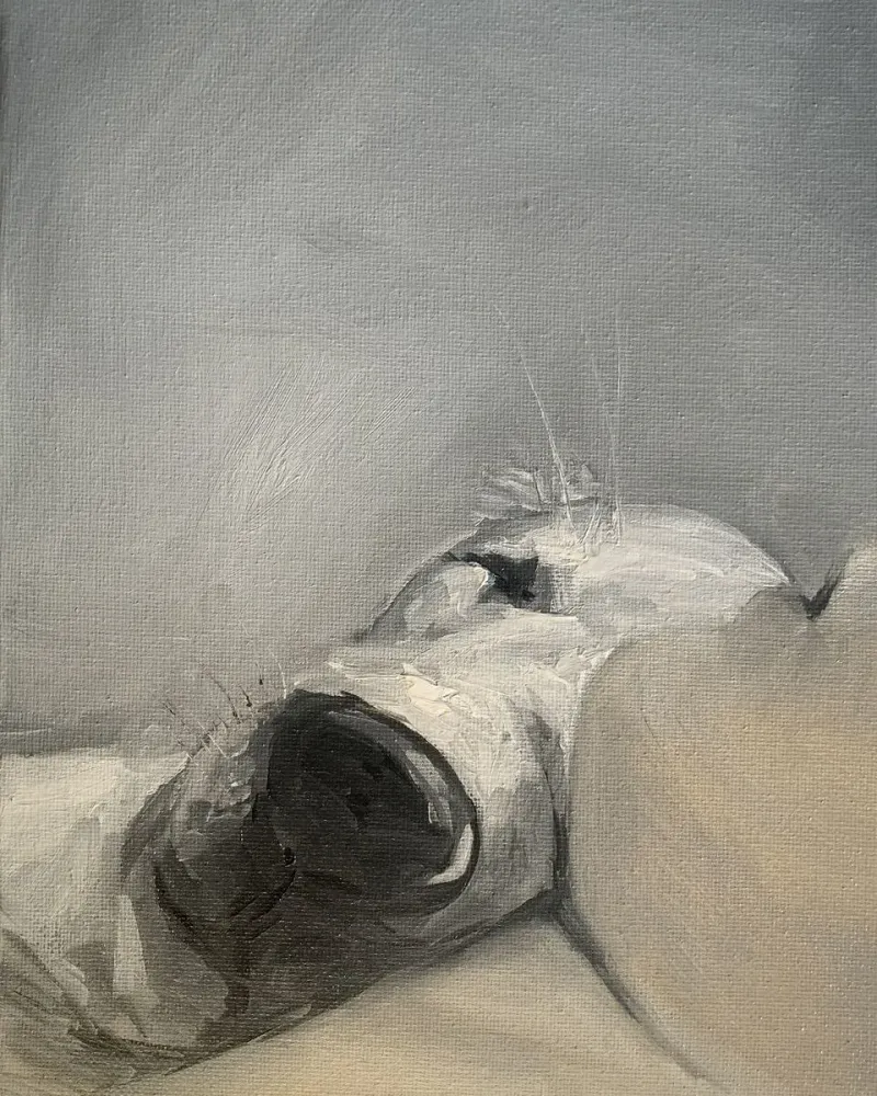 Мой лучший друг. Картина маслом 20×30 см — 20×30 см