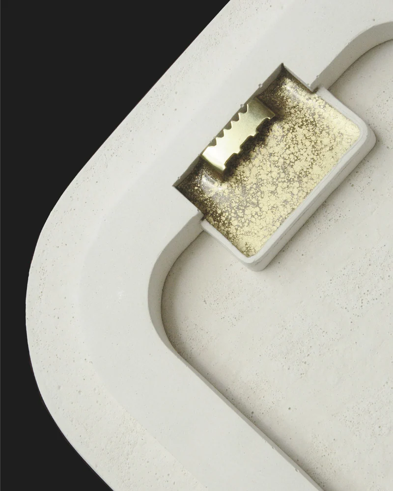 Настенные часы «Intaglio», белые — Белый