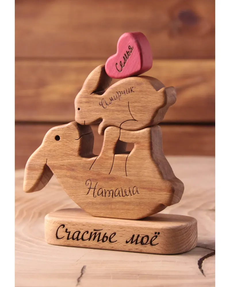 Зайки — Зайка с зайчонком