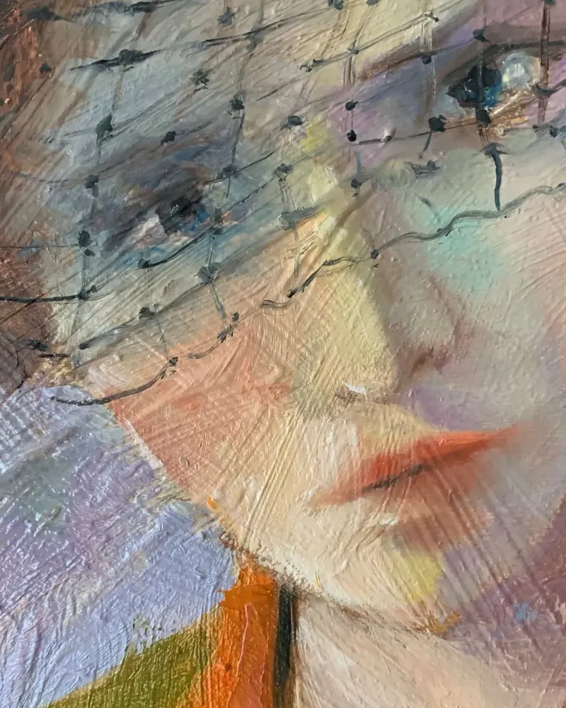 Девушка портрет маслом. Картина маслом 40×60 см — 40×60 см