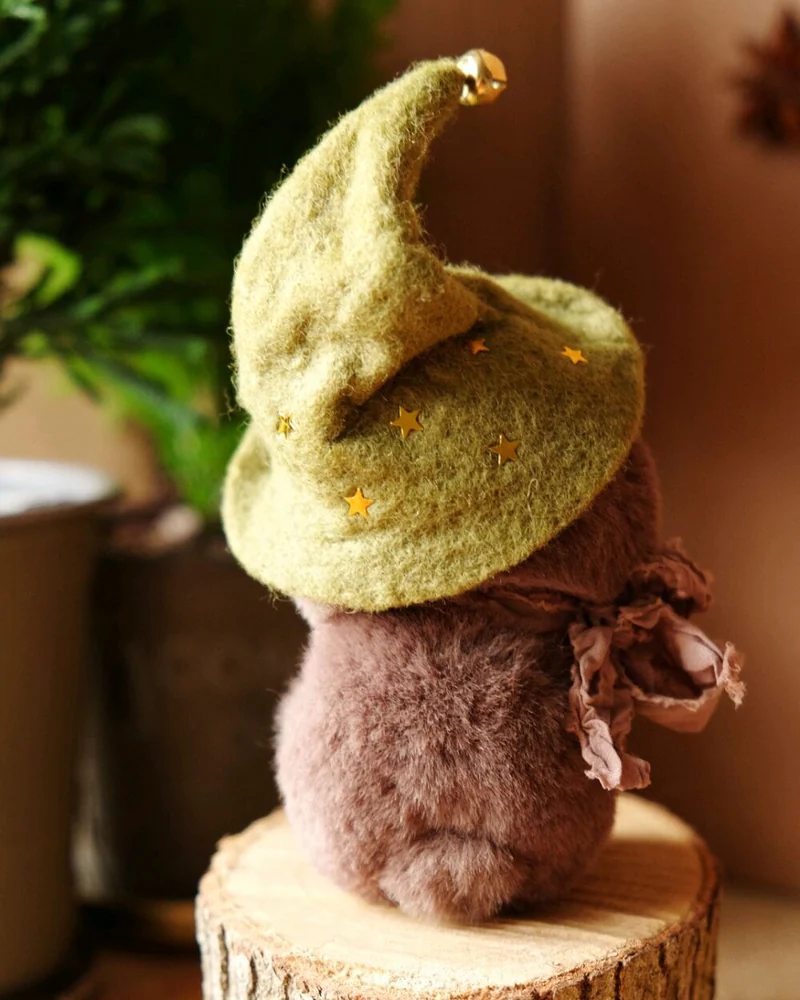 Медвежонок с колпачком. 9 см