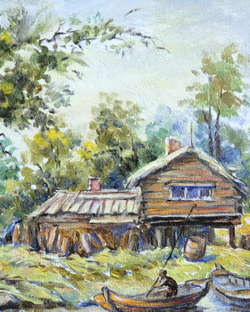 Пейзажи по рисункам старых голландских художников