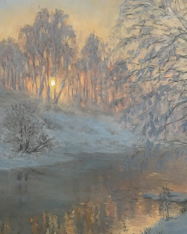 Картина «Иней» — 40×60 см