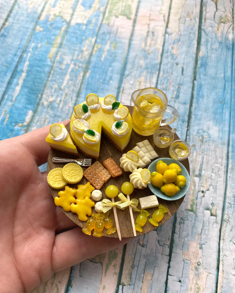 Кукольная Миниатюра «Солнечное настроение на столе» 🌞🍋