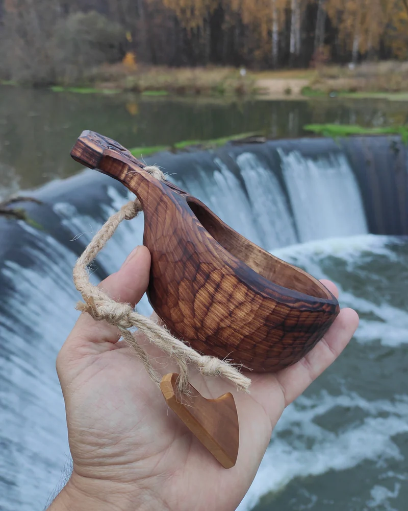 Кукса из липы Молот Тора, чаша, ковш из дерева