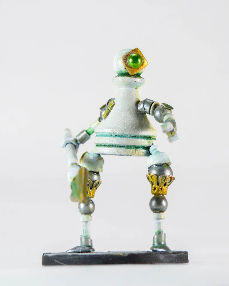 Авторская фигурка БП-02 «Пешка», белая — БП-02