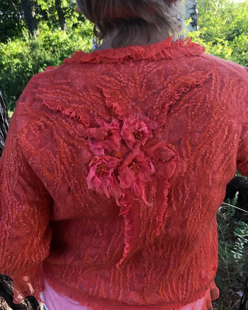 Жакет валяный Boho