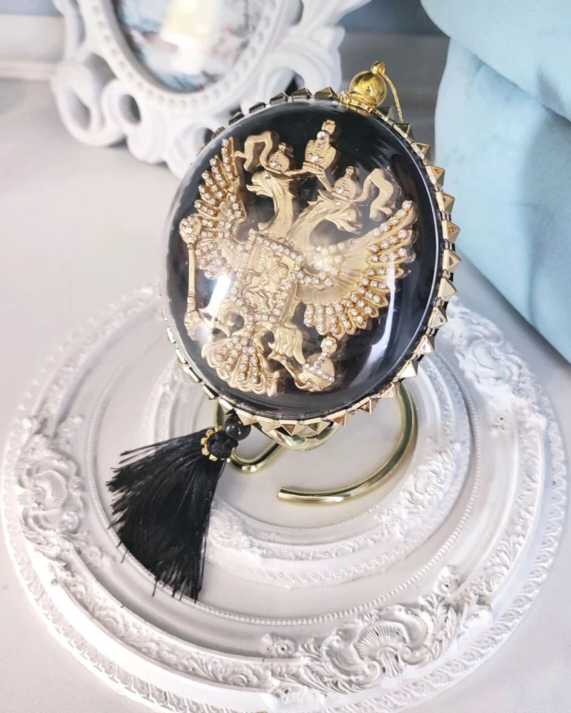 Ёлочная игрушка медальон
