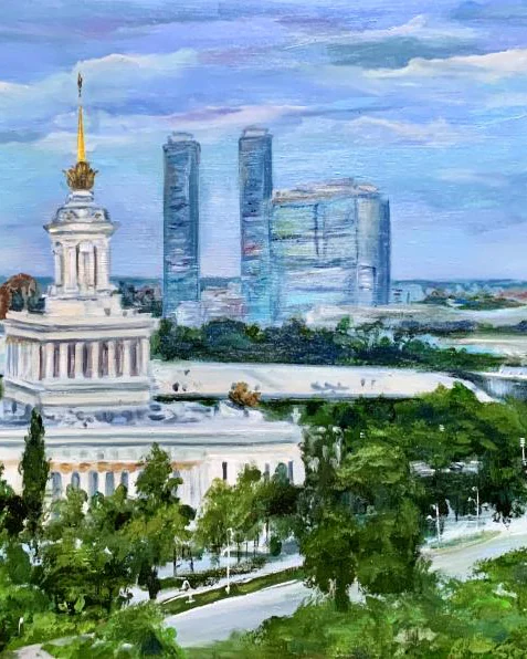 Солнце Москвы радует в любую погоду