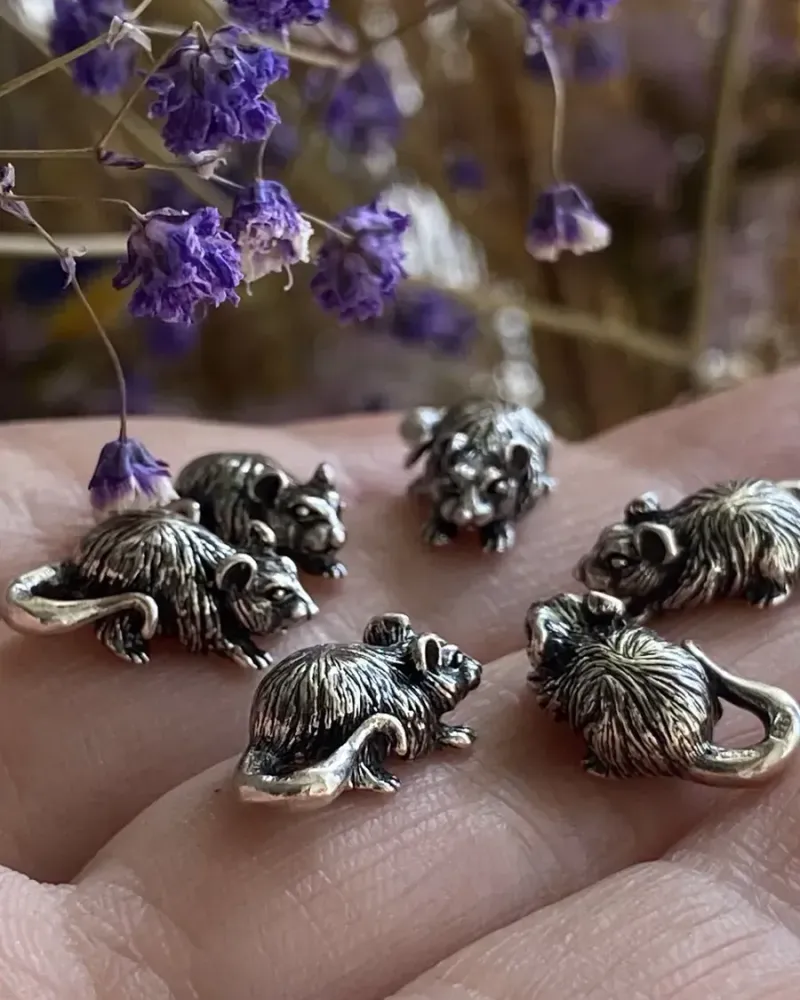 Денежная мышка из серебра 925 — Серебро 925