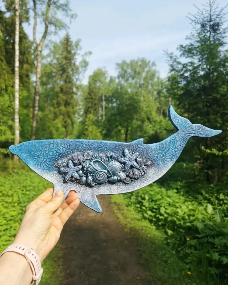 Панно «Голубой кит»