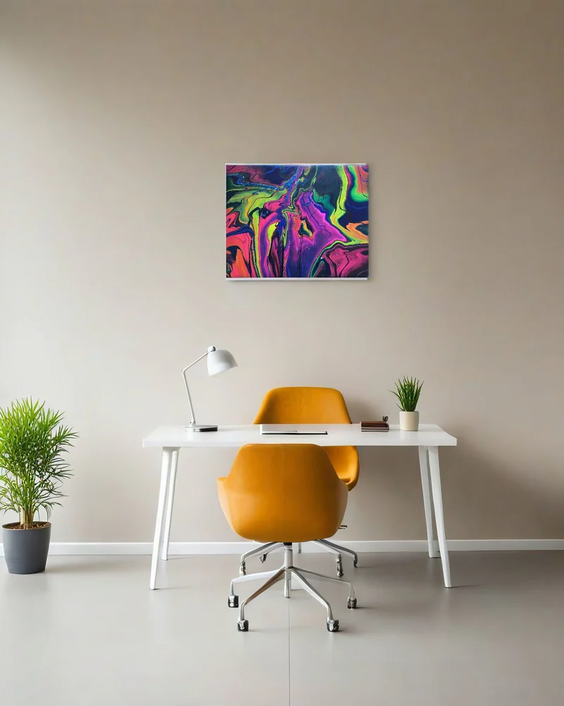 Картина жидким акрилом (fluid art) 40х50 см