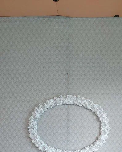 Овальное зеркало «Розы» 95×75 см — Основной