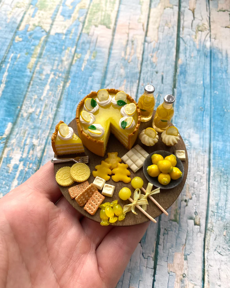 Кукольная Миниатюра «Лимонный пир» 🍋💛
