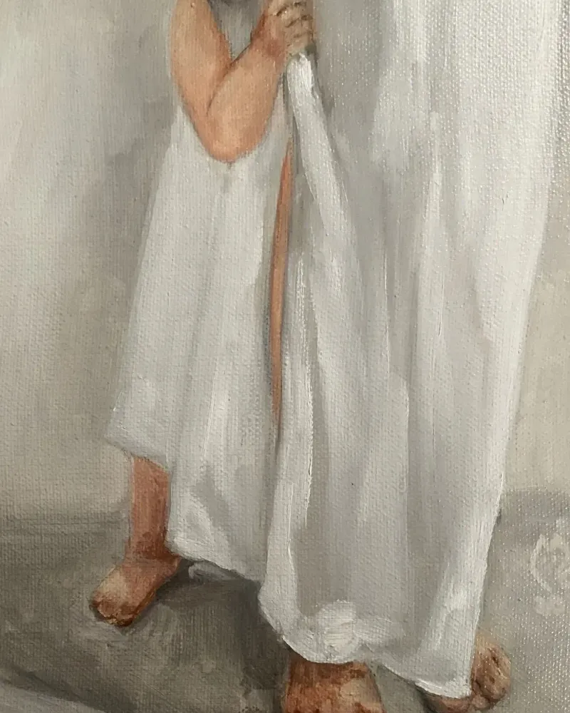 Мама. Картина маслом 20×60 см — 20×60 см