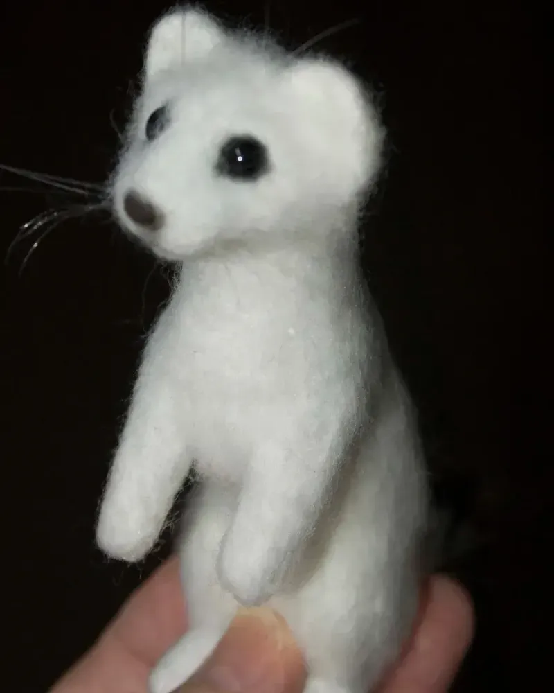 Ласка, валяная игрушка — Основной