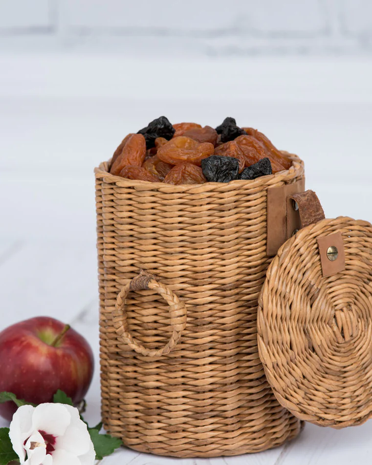 корзина для хранения лука и чеснока, орехов и сухофруктов