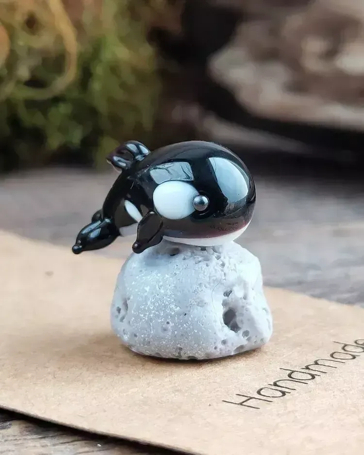 Стеклянная фигурка «Косатка» — 15мм