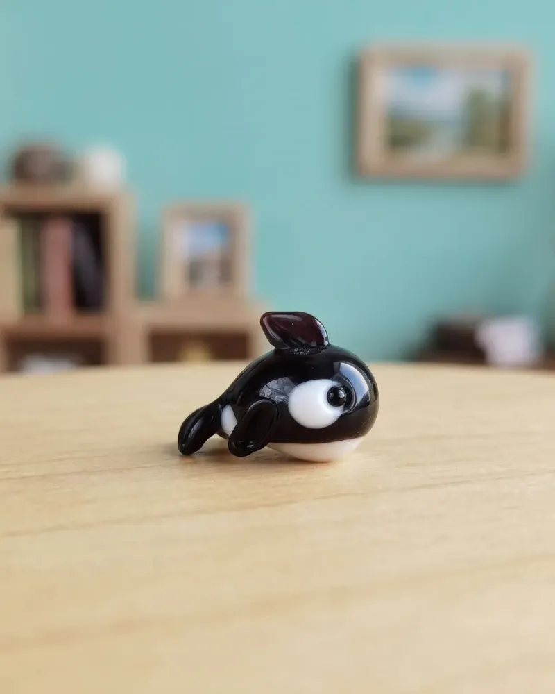 Стеклянная фигурка «Косатка» — 15мм