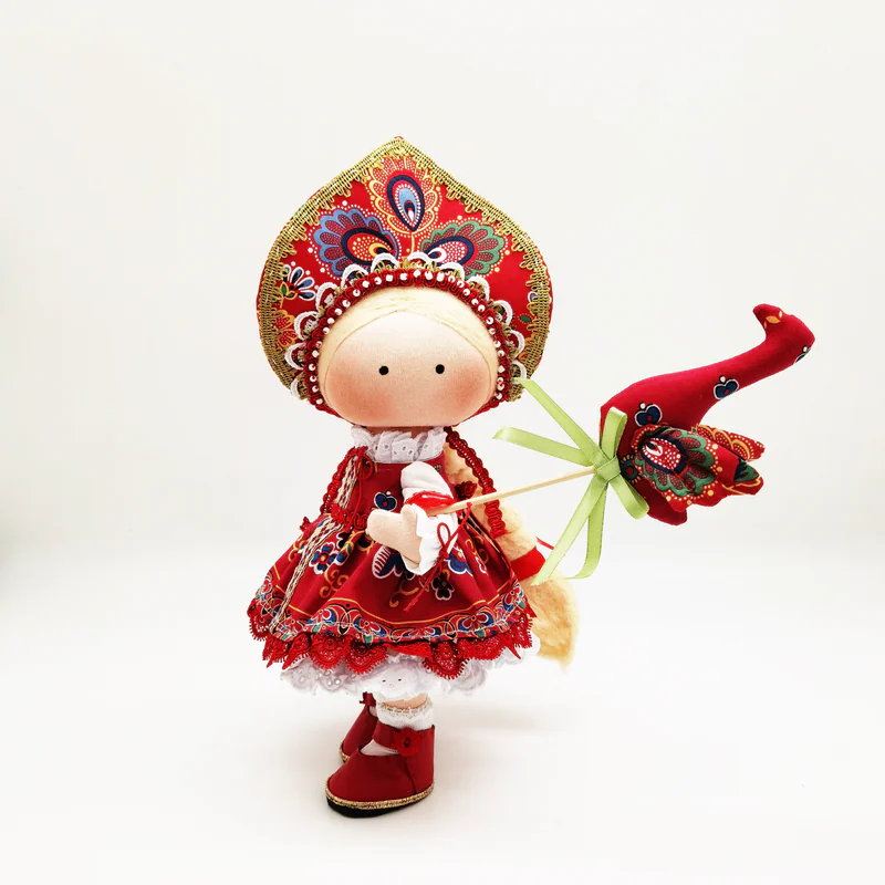 Народная кукла Хохлома Кукла в русском народном костюме