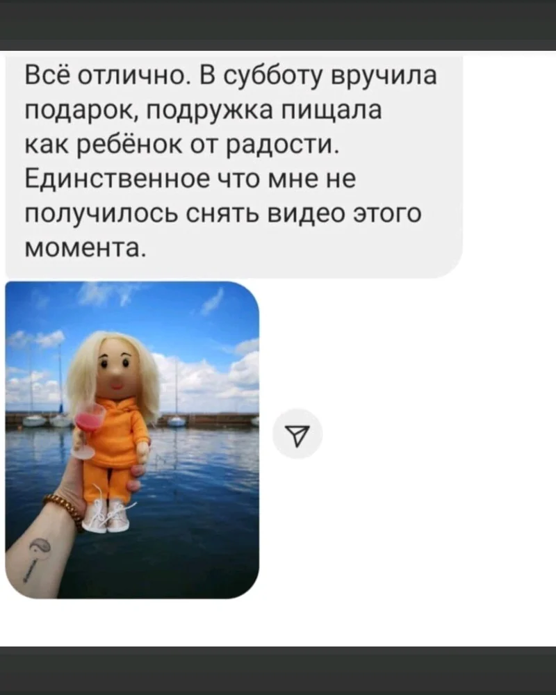 Кукла по фото для подруги Сомелье, кукла ручной работы — Основной
