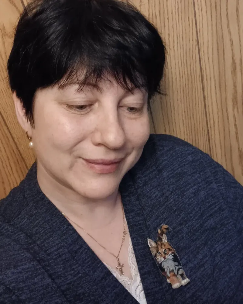 Брошь «Котёнок»