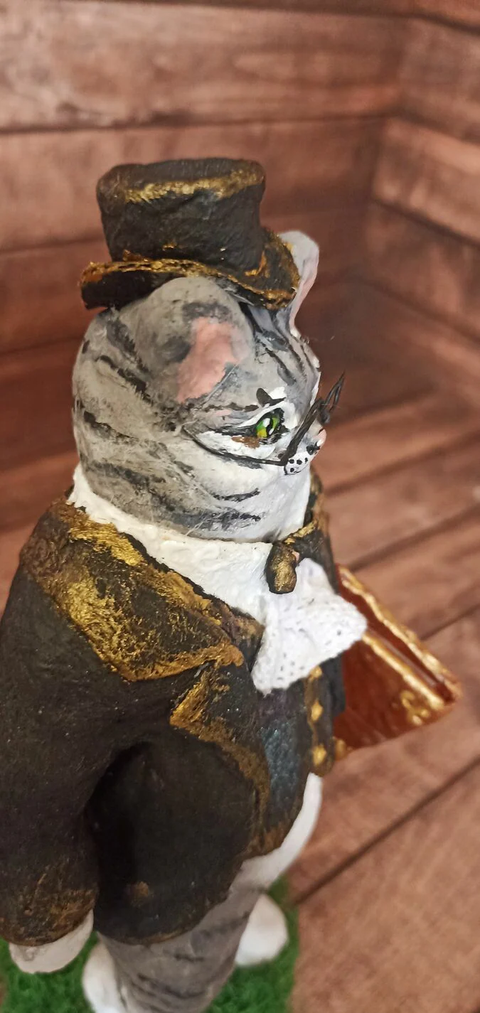 Кот учёный