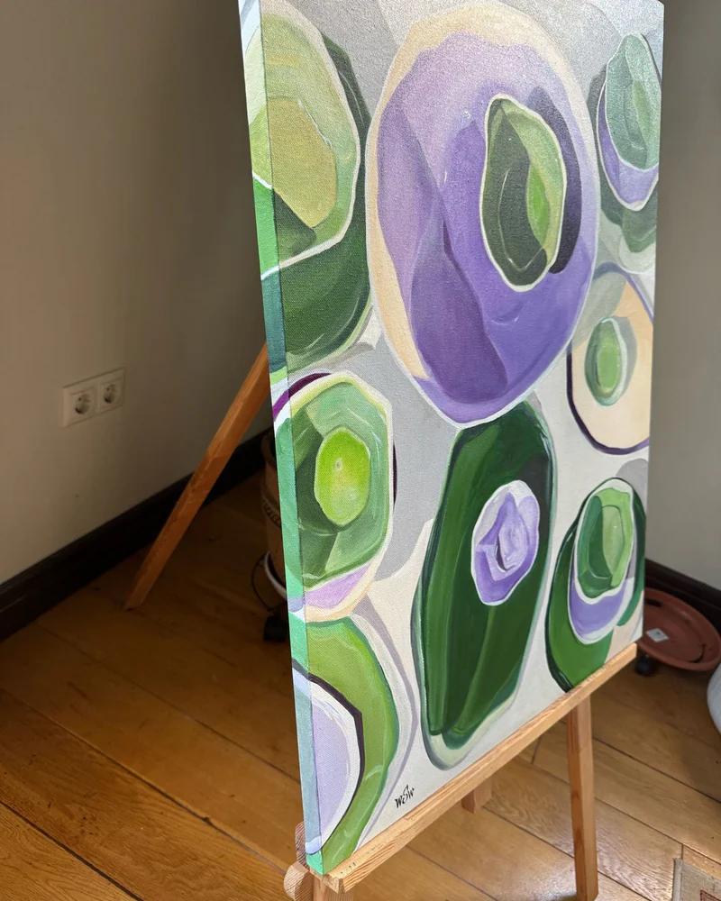 Картина маслом «8 персон» 60×80 см — Оригинал
