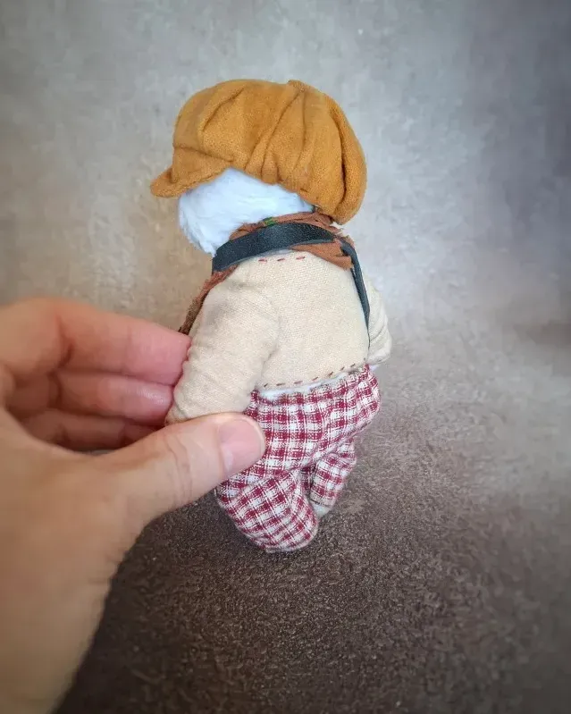 Мишка Тедди Денис, белый, 15 см