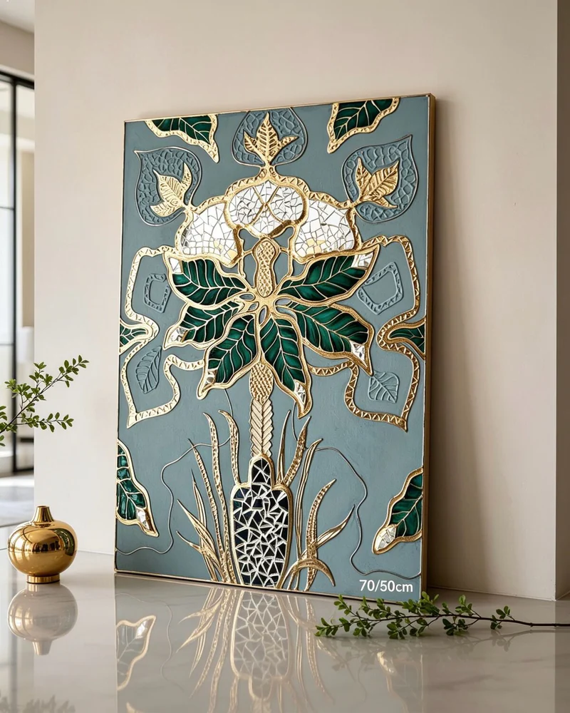 Картина «Дворцовый цветок», 50×70 см