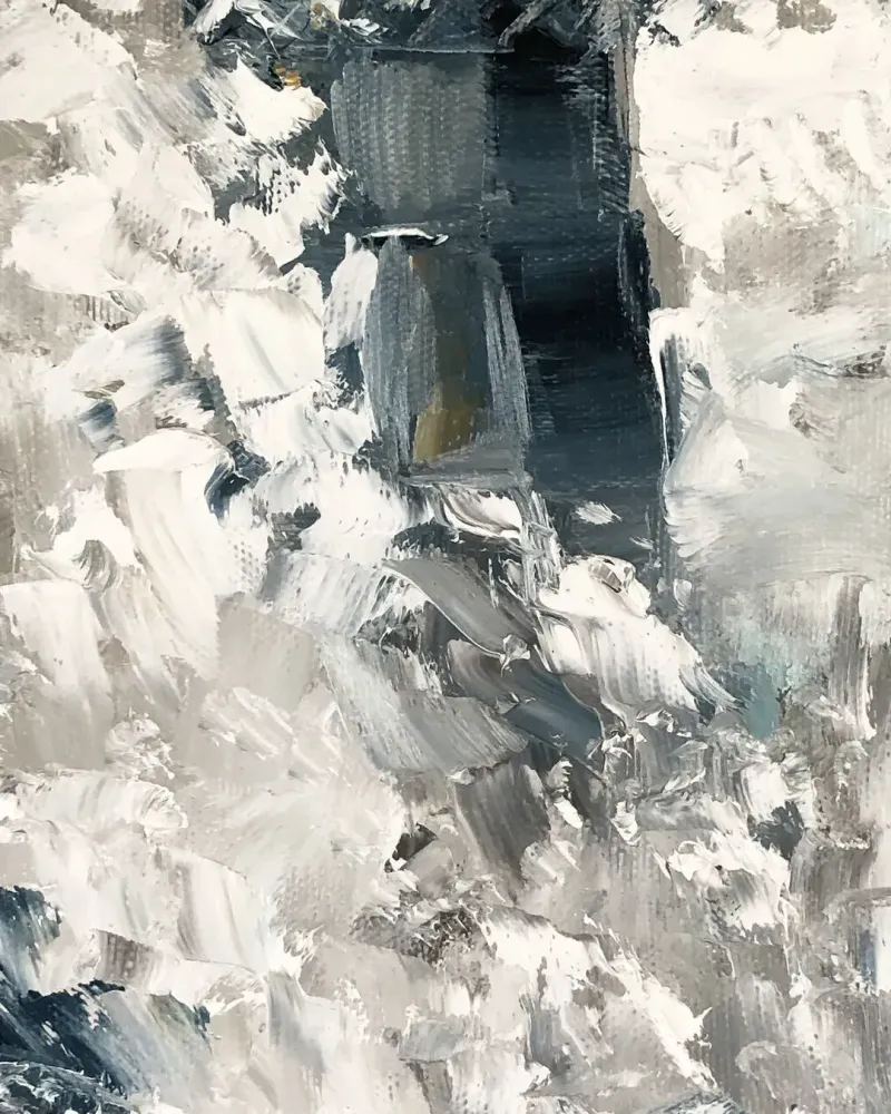 Маяк. Картина маслом 20×60 см — 20×60 см