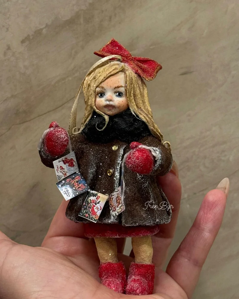 Елочная игрушка ручной работы