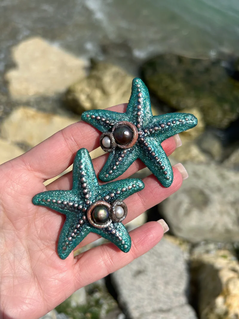 Серьги из коллекции «Морская звезда»
