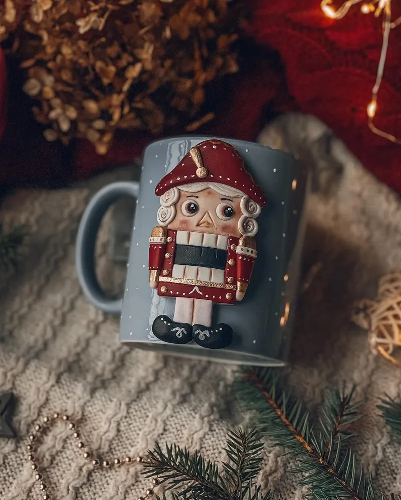 Чашечка с декором «Щелкунчик»✨😊