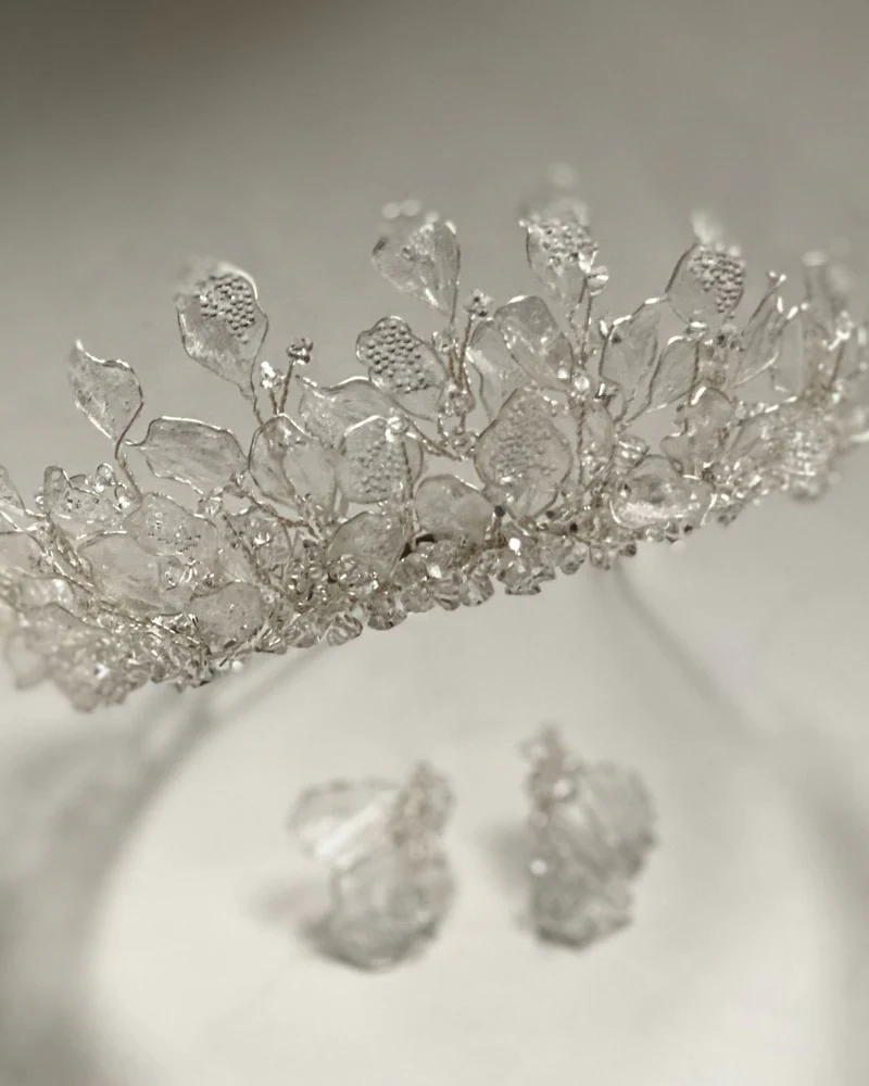 Диадема свадебная «Ледяное сердце»