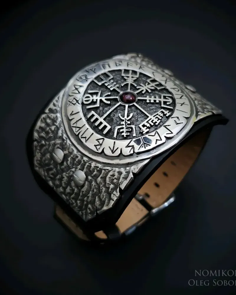 Рунический браслет Vegvisir - (Рунический компас) — Основной
