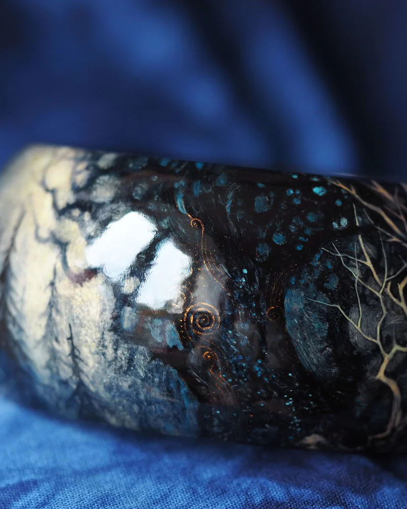 Браслет роспись Край долгих зим