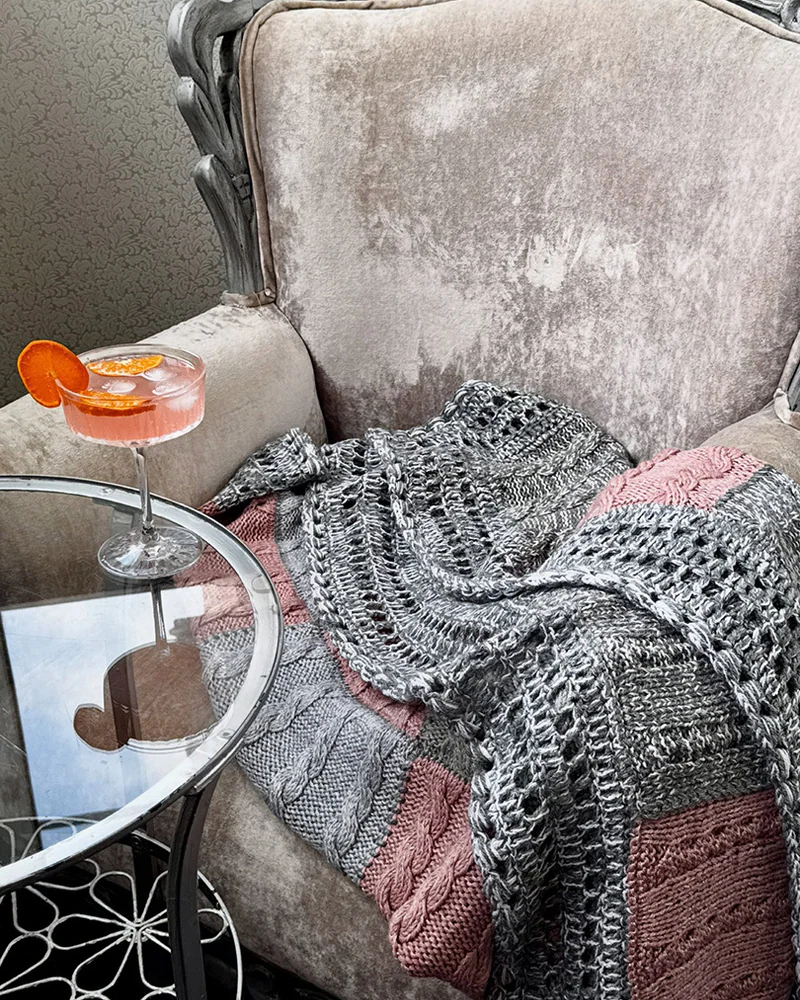 Плед вязаный, арт. 255 — Плед 255
