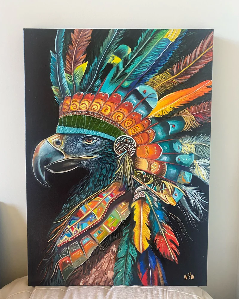 Картина маслом «Танец с ветром» 50×70 см — Оригинал