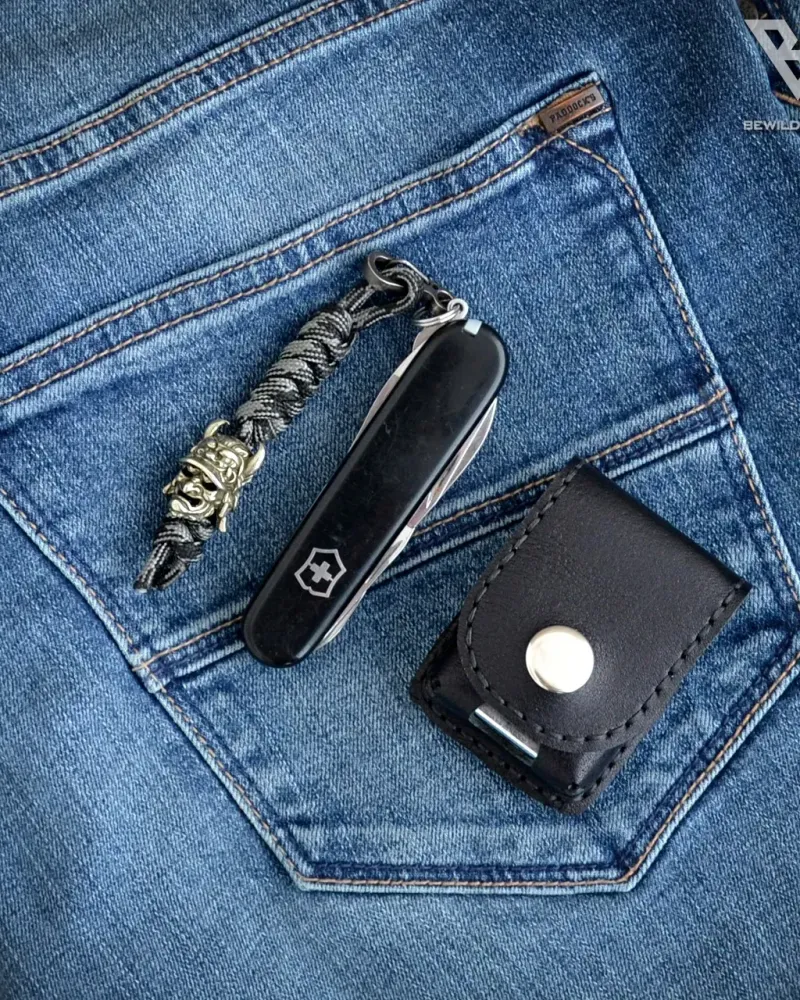 Чехол для Zippo кожаный — Чехол для Zippo черный кожаный