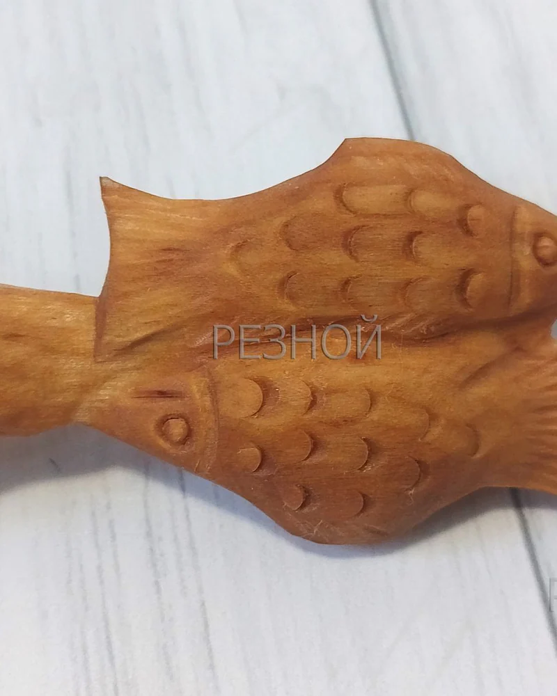 Столовая резная ложка "Рыбы"