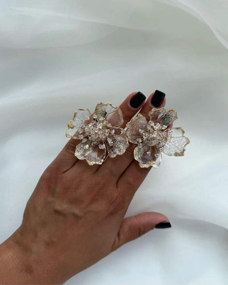 Серьги «Золотой хрусталь»