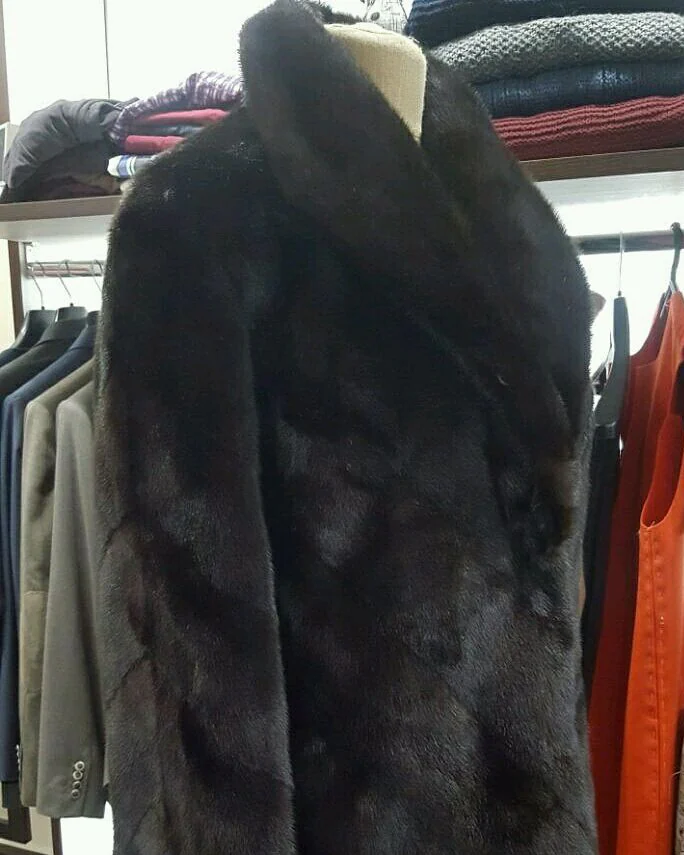 Шуба из норки