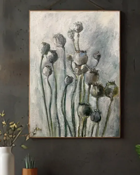 Мак. Картина маслом 50×70 см — 50×70 см