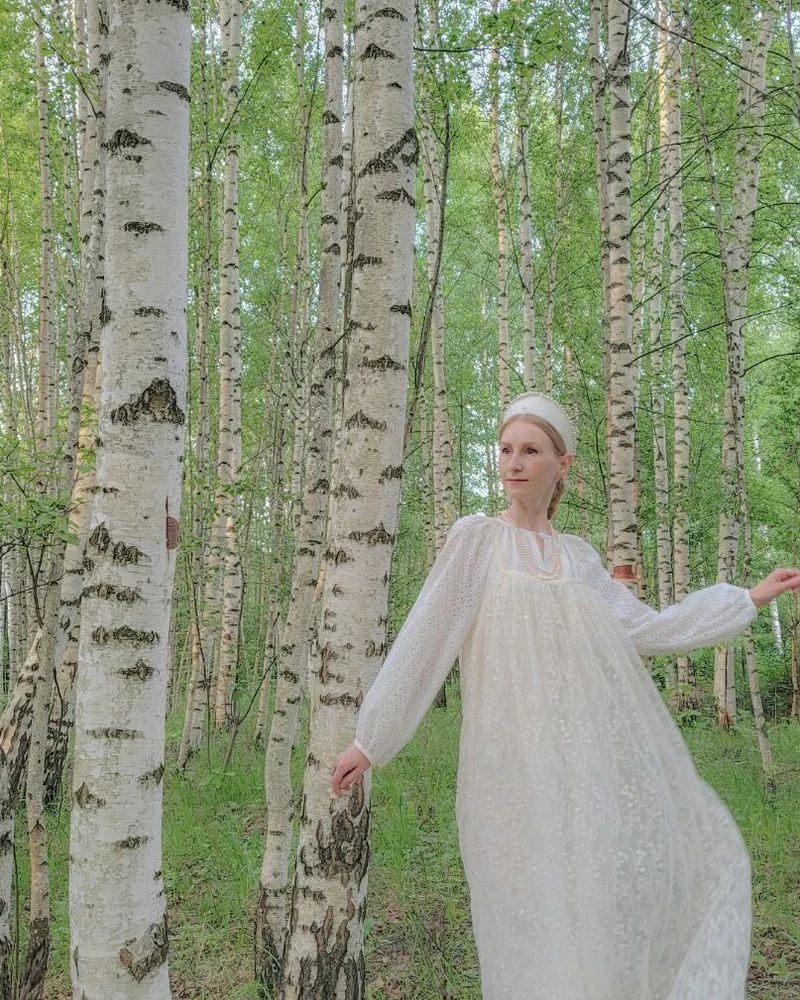 Сарафан кружевной, кремовый