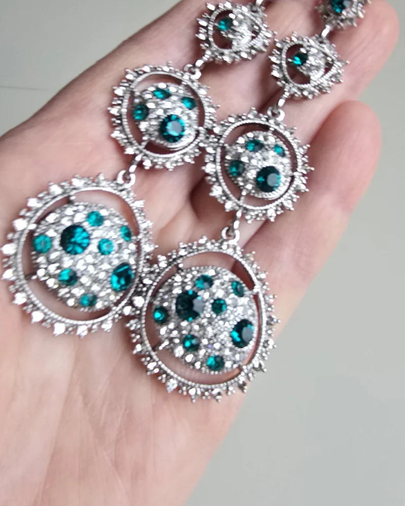 Серьги длинные