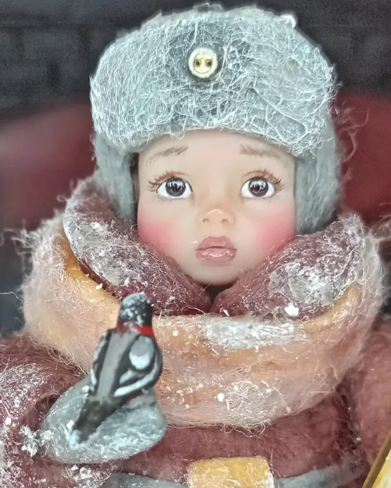 Ватная игрушка "Снегирёв"
