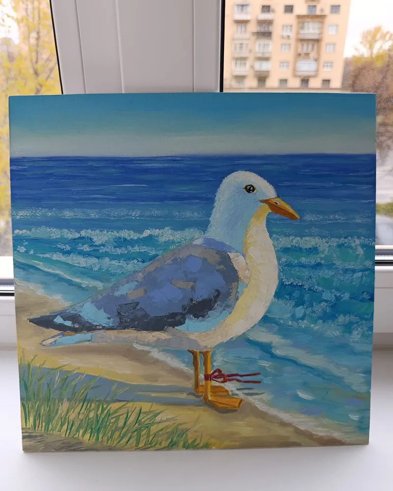 Картина Чайка — 30*30 см