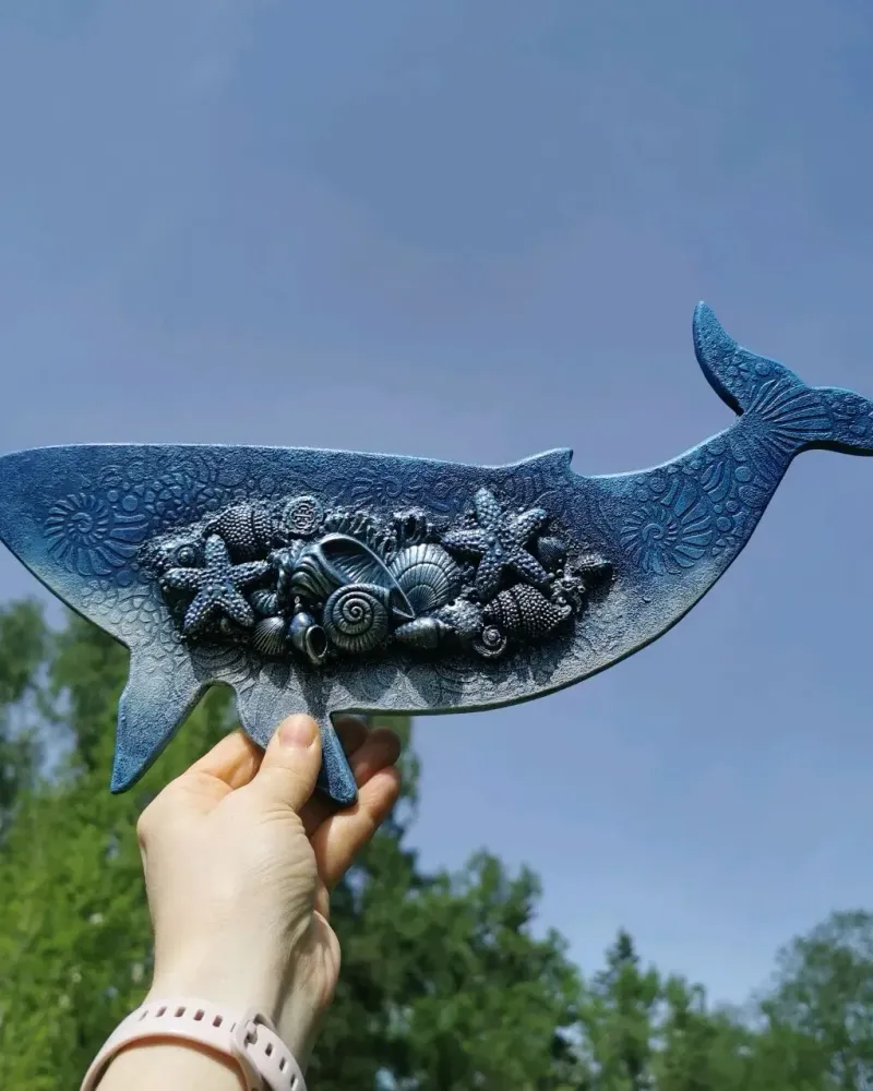 Панно «Голубой кит»