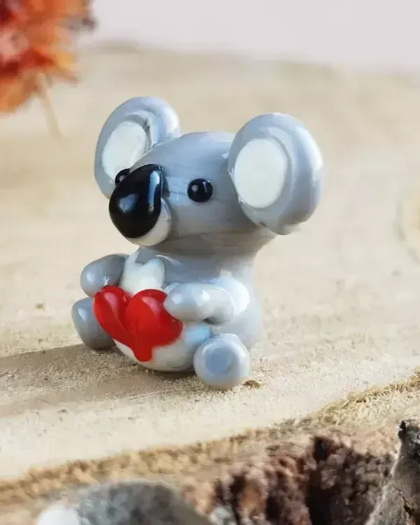 Стеклянная фигурка «Коала мишка» — Высота 20 мм